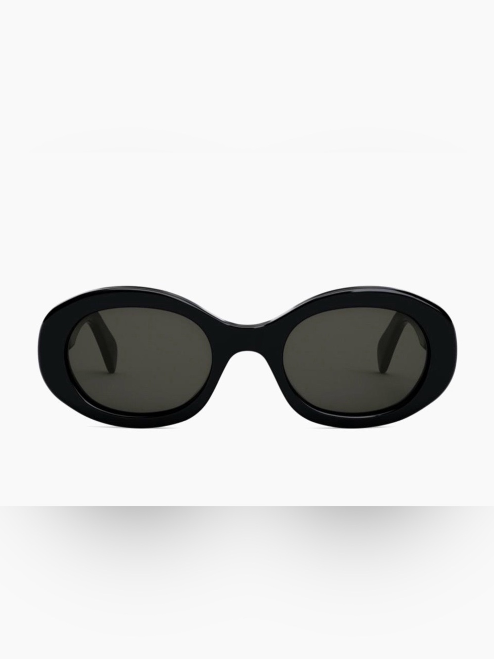 Celine Triomphe Logo Oval Acetate Sunglasses 🕶️
